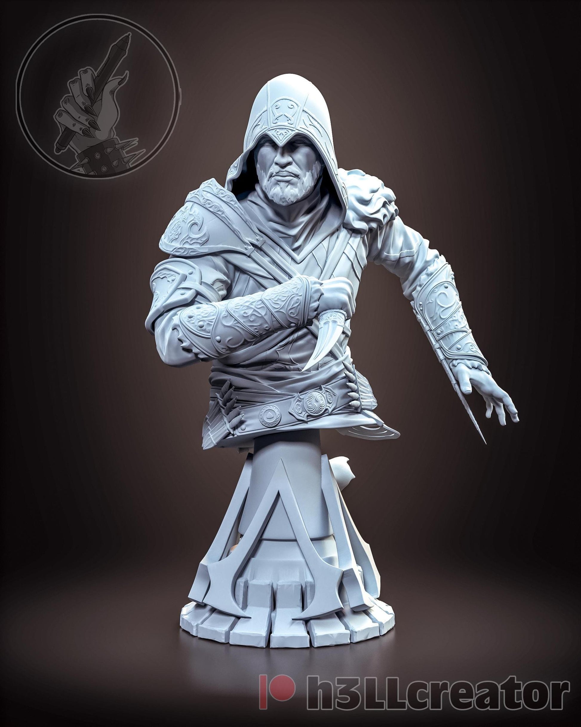 1:12 Shadow Over Florence | Resin Garage Kit Figure Game Fan Art | h3LL creator