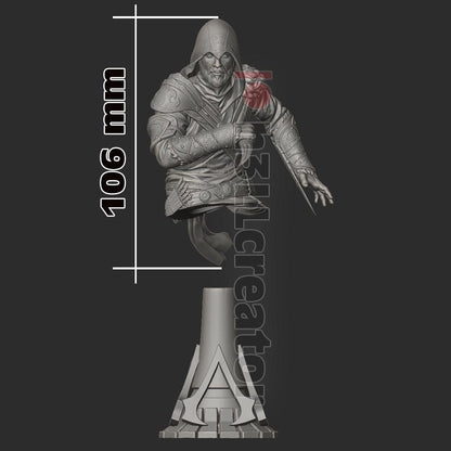 1:12 Shadow Over Florence | Resin Garage Kit Figure Game Fan Art | h3LL creator