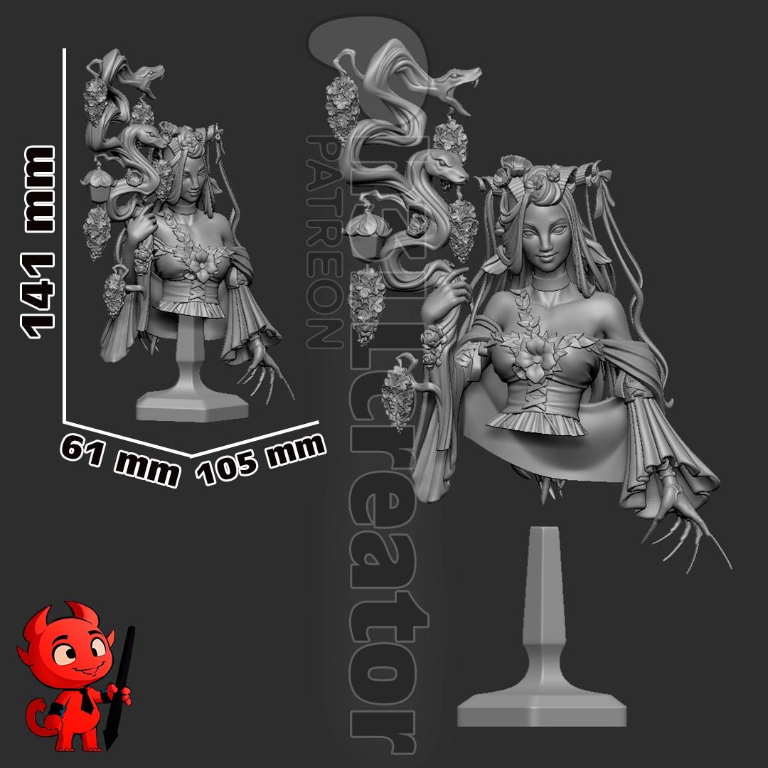 1:12 Bloom in the Feywild | Resin Garage Kit Figure Game D&D Fan Art | h3LL creator