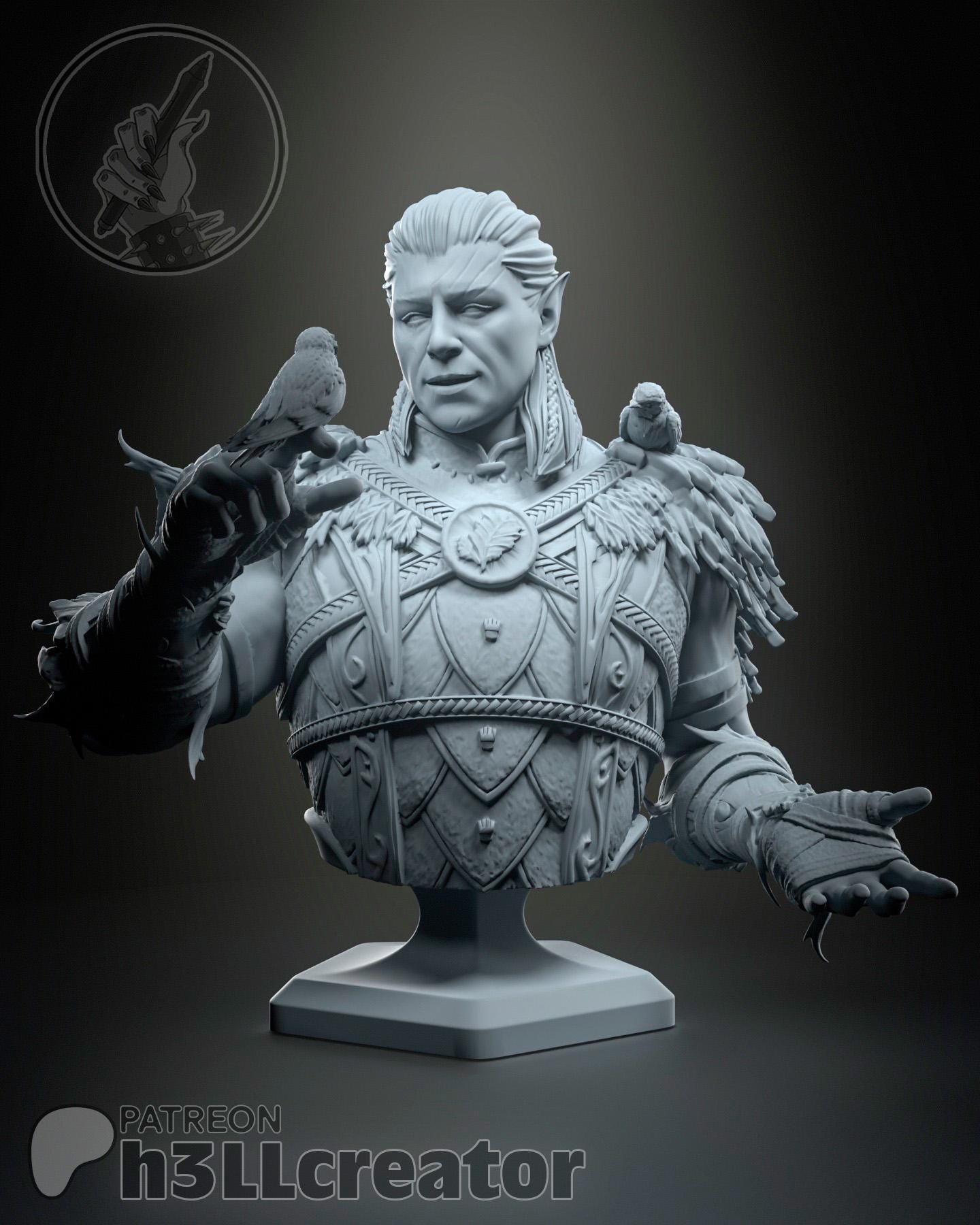 1:12 Protector of the Grove | Resin Garage Kit Figure Game D&D Fan Art | h3LL creator