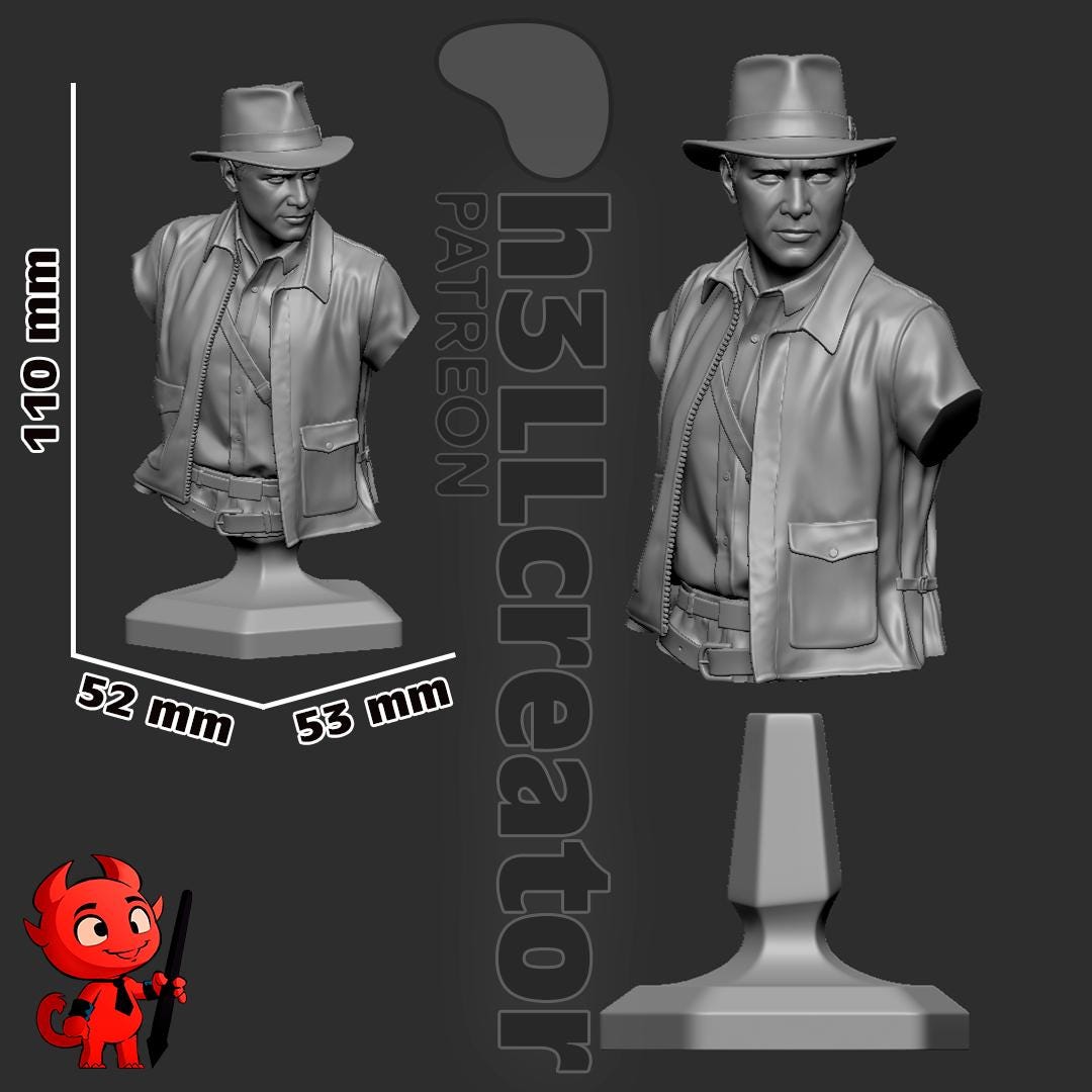 1:12 Seeker of Lost Relics | Resin Garage Kit Figure Movie Fan Art | h3LL creator