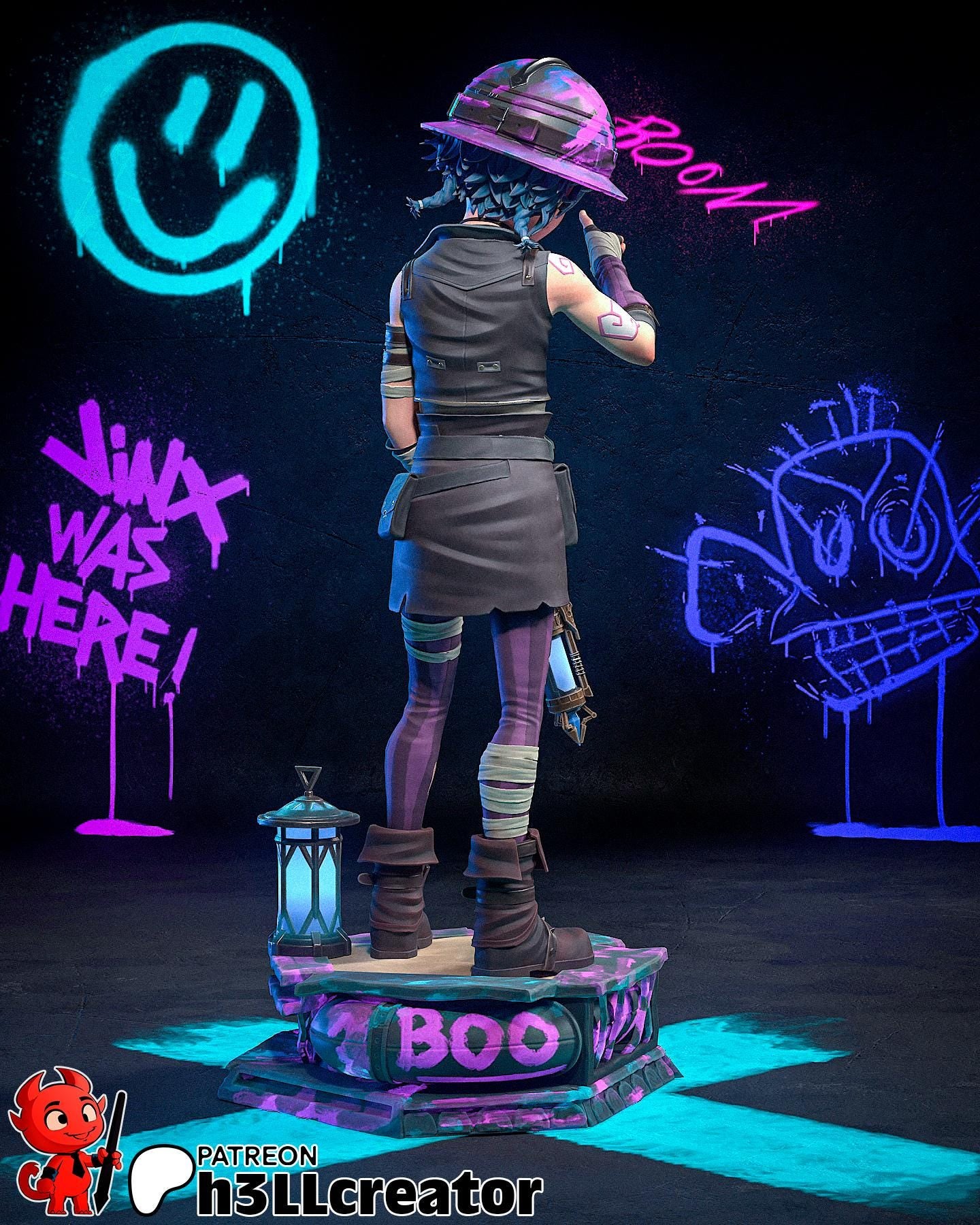 1:12 Spark of Hope | Resin Garage Kit Figure Show Fan Art | h3LL creator