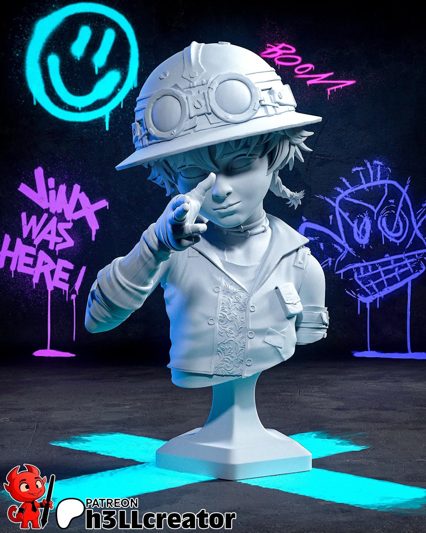 1:12 Spark of Hope | Resin Garage Kit Figure Show Fan Art | h3LL creator