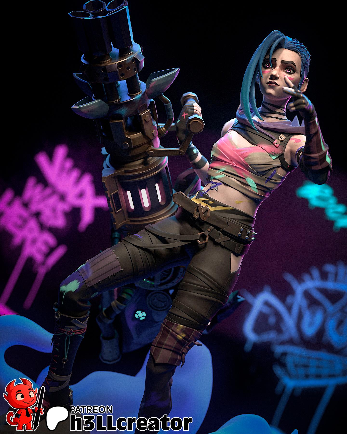 1:12 Harbinger of Havoc | Resin Garage Kit Figure Game Show Fan Art | h3LL creator