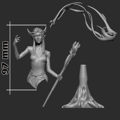 1:12 Voice of the Tempest | Resin Garage Kit Figure Game D&D Fan Art | h3LL creator