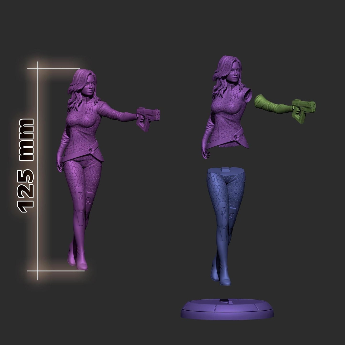 1:12 Perfect Genetic Creation | Resin Garage Kit Figure Game Fan Art | h3LL creator