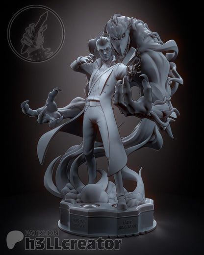 1:12 Gunslinger’s Curse | Resin Garage Kit Figure Game D&D Show Fan Art | h3LL creator