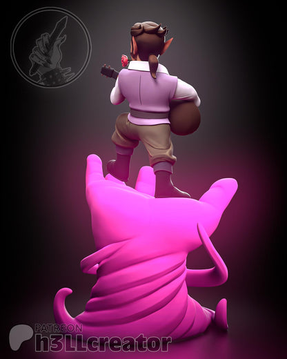 1:12 Song for the Bold | Resin Garage Kit Figure Game D&D Show Fan Art | h3LL creator