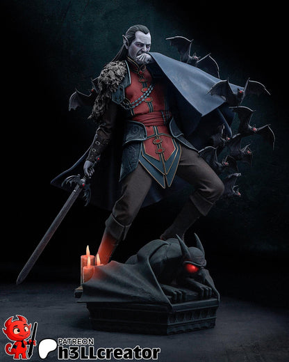 1:12 Master of Dread | Strahd von Zarovich | Resin Garage Kit Figure Game D&D Fan Art | h3LL creator