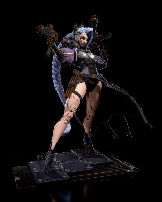 1:12 RIN KILLER Cyberpunk | Resin Garage Kit Figure Game Fan Art | h3LL creator