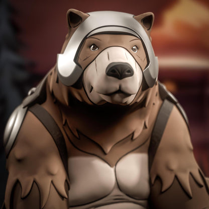 1:12 Companion of Courage | Resin Garage Kit Figure Game Fan Art | h3LL creator