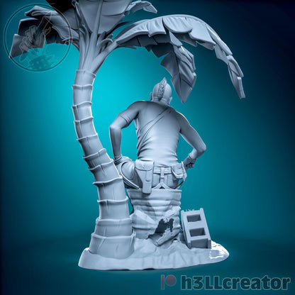 1:12 Pirate King of Chaos | Resin Garage Kit Figure Game Fan Art | h3LL creator