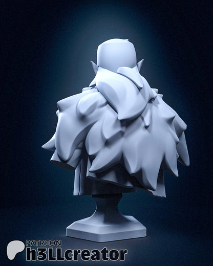 1:12 Champion of the Raven Queen | Resin Garage Kit Figure Game D&D Show Fan Art | h3LL creator