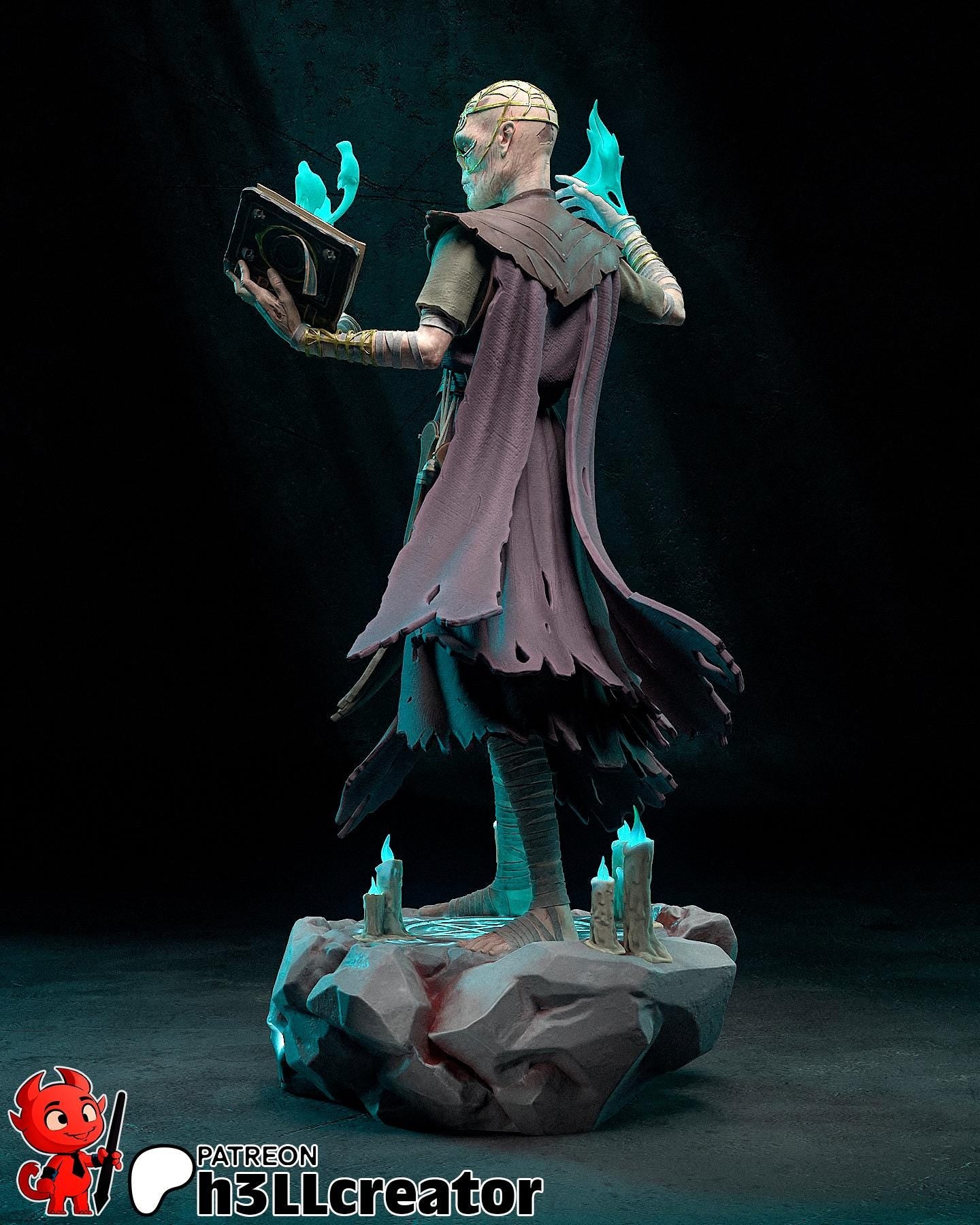1:12 Keeper of Forgotten Lore | Resin Garage Kit Figure Game Fan Art | h3LL creator