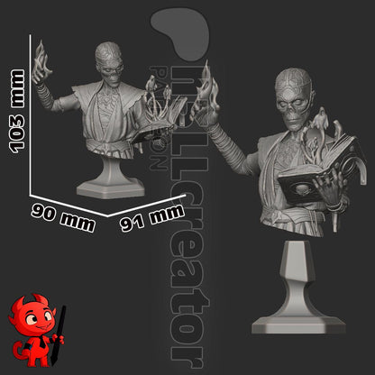 1:12 Keeper of Forgotten Lore | Resin Garage Kit Figure Game Fan Art | h3LL creator