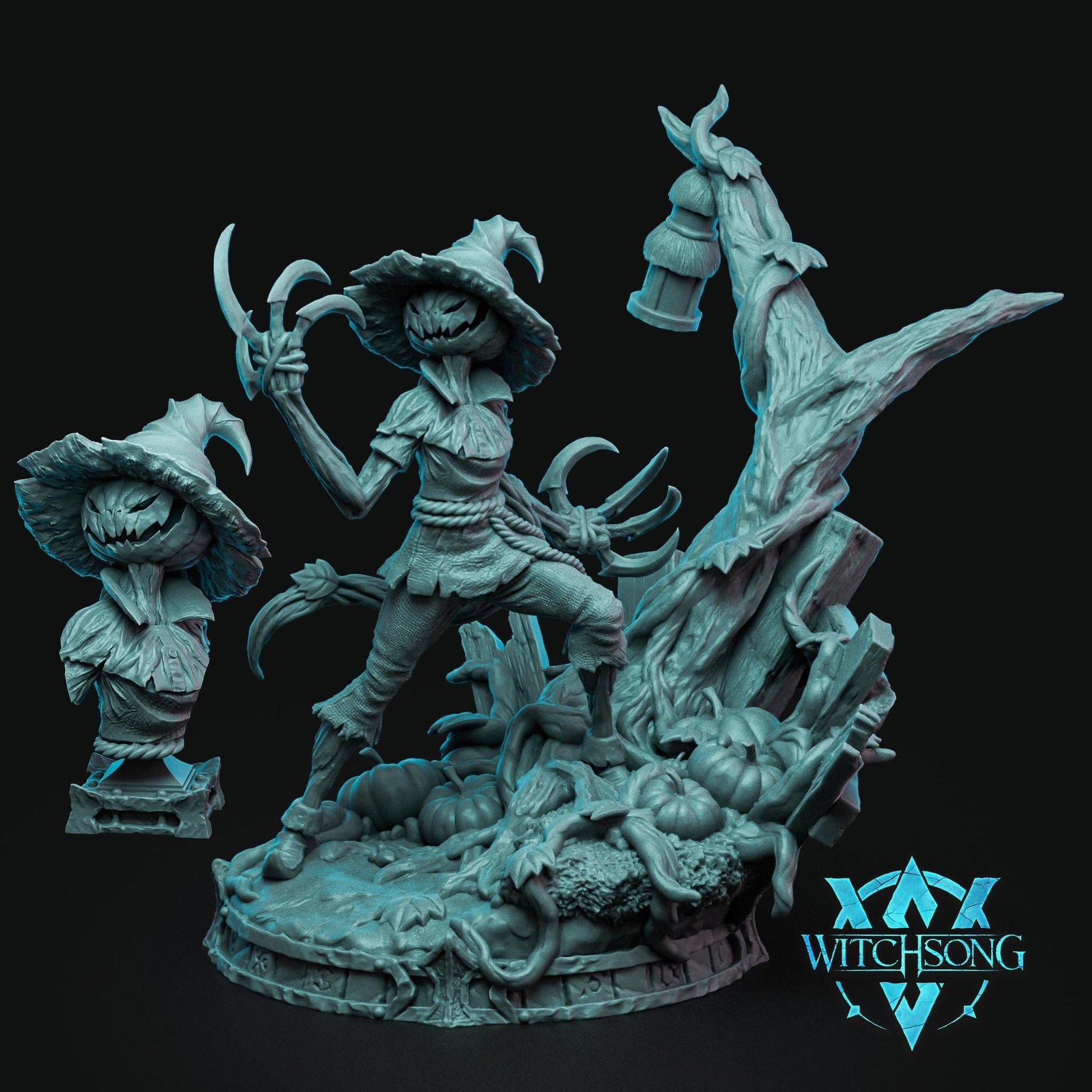 The Harvest Warband | Tabletop Gaming Mini or Bust | D&D TTRPG Monster Miniature Statue | Witchsong Miniatures