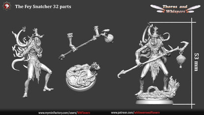 The Fey Snatcher, Fairy Boss Monster | Tabletop Gaming Miniature | White Werewolf Tavern | Thorns and Whispers Set