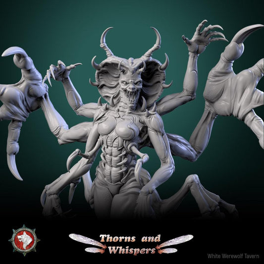 The Serpents Bloom | Tabletop Gaming Miniature Statue | White Werewolf Tavern | Thorns and Whispers Set