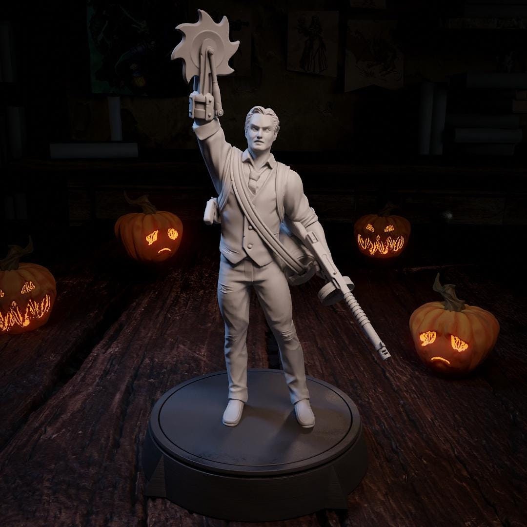 Brad, Horror Hero | Tabletop, Display Scale, Bust | TTRPG D&D Miniature | Cripta Studios