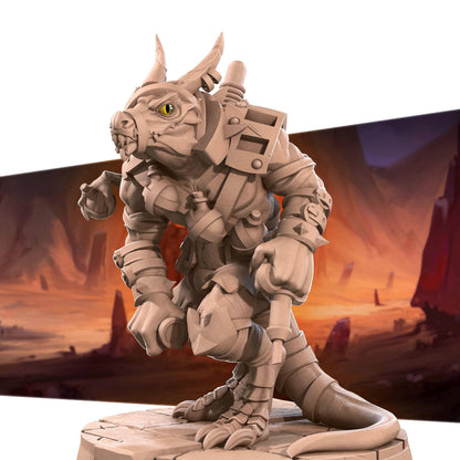 Kobold Alchemist, D&D Version | Tabletop Gaming Scale Resin Miniature | Bite the Bullet