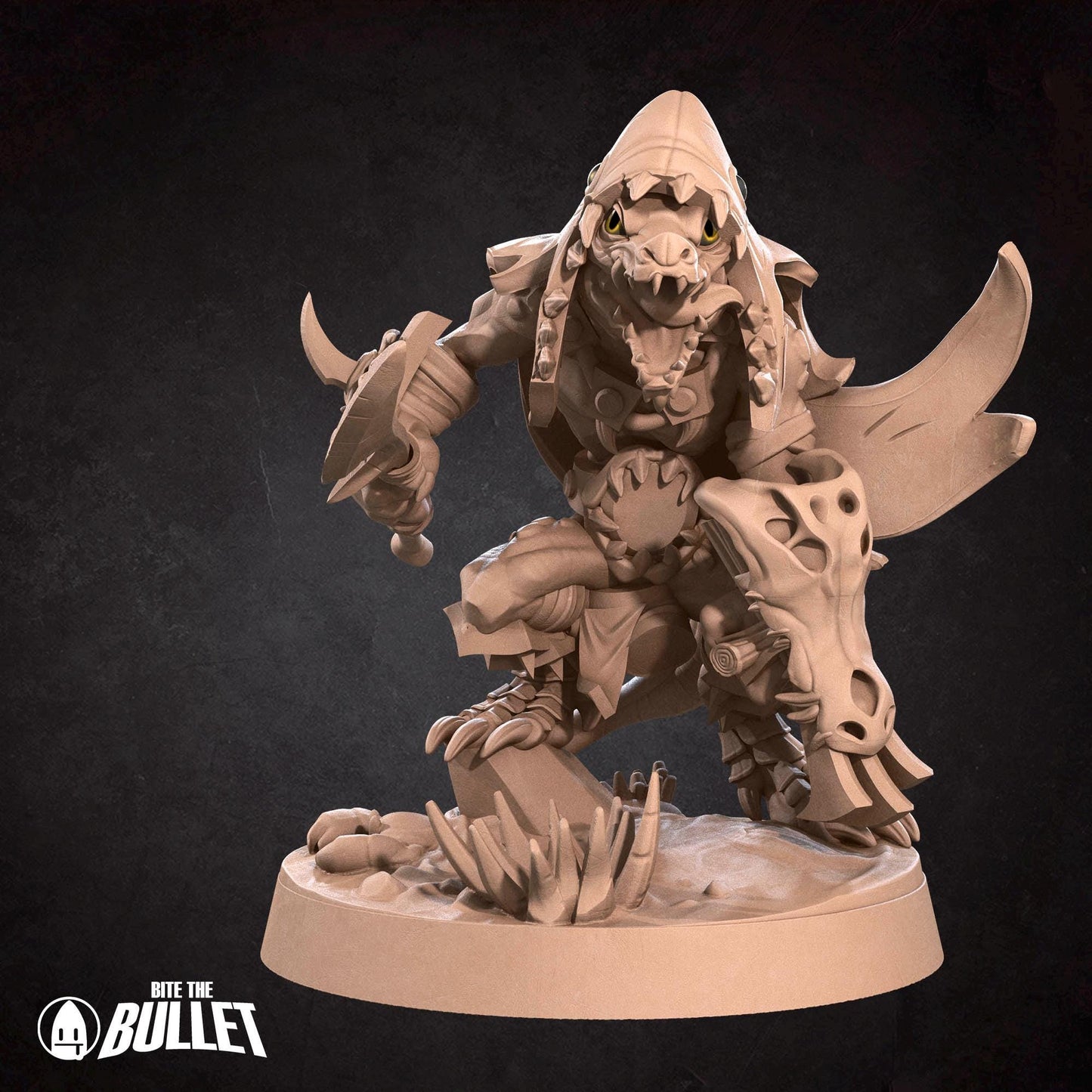 Kobold Fighter, D&D Version | Tabletop Gaming Scale Resin Miniature | Bite the Bullet