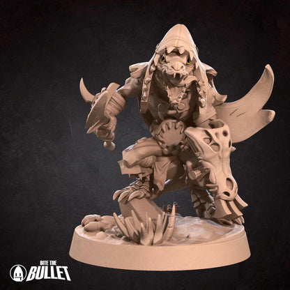 Kobold Fighter, D&D Version | Tabletop Gaming Scale Resin Miniature | Bite the Bullet