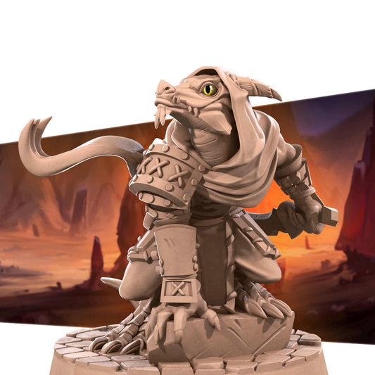 Kobold Rogue, D&D Version | Tabletop Gaming Scale Resin Miniature | Bite the Bullet
