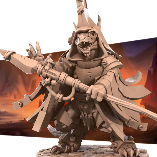 Kobold Wizard, D&D Version | Tabletop Gaming Scale Resin Miniature | Bite the Bullet