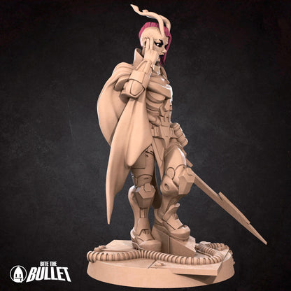 Antilien Solarian, Space Alien | D&D TTRPG Miniature | Bite the Bullet | Bullet Galaxy