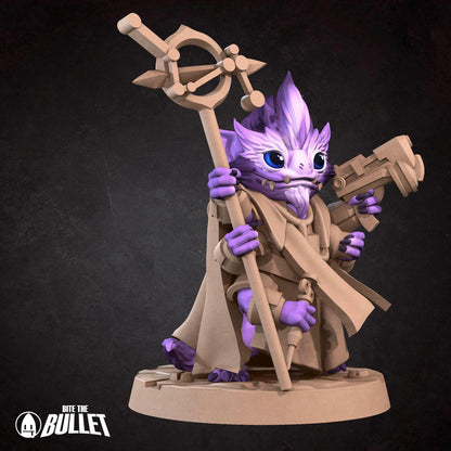 Furblin Biohacker, Space Alien | Tabletop Gaming Scale Resin Miniature | Bite the Bullet | Bullet Galaxy