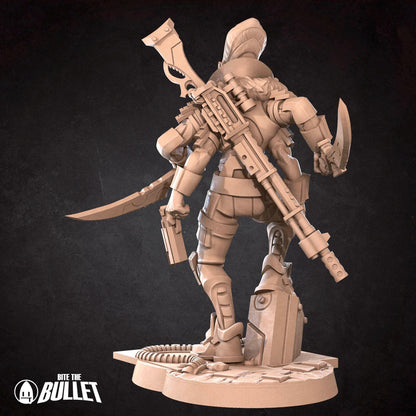 Idarien Operative, Space Alien | Tabletop Gaming Scale Resin Miniature | Bite the Bullet | Bullet Galaxy