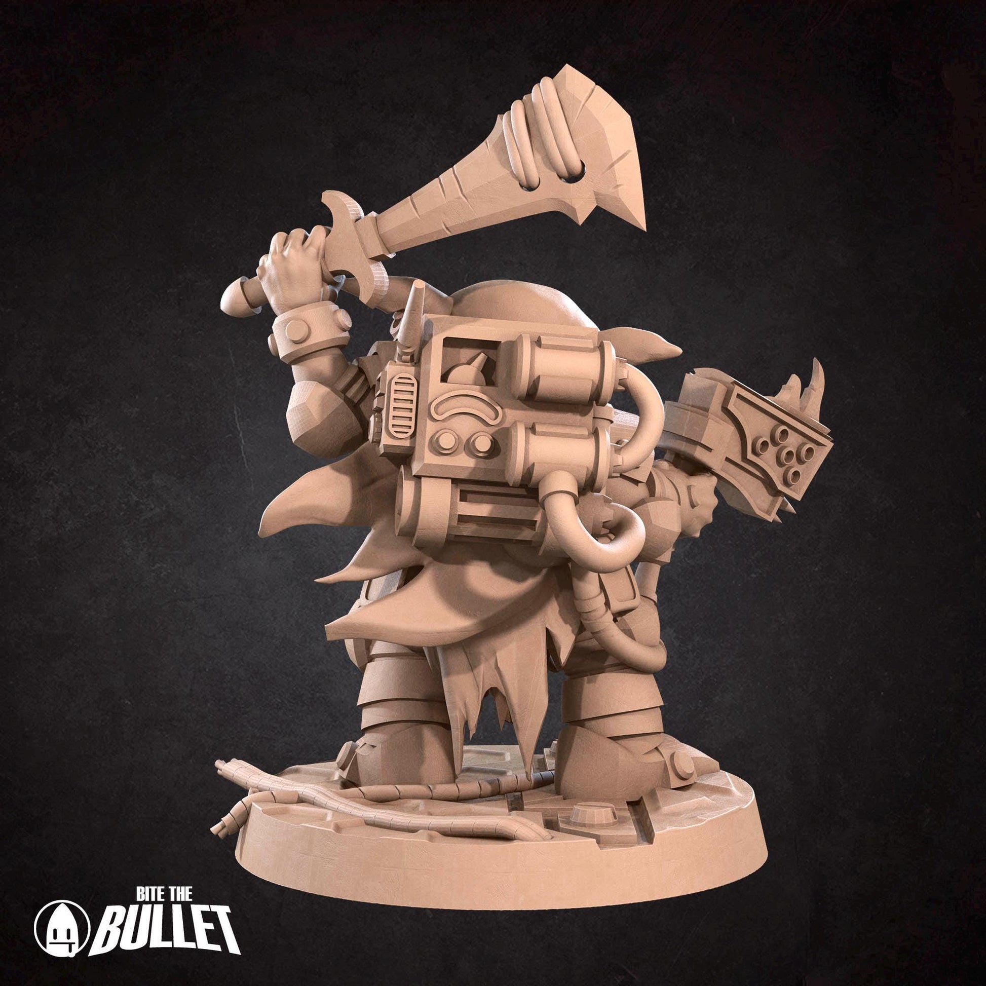 Goblin Soldier, Spacer | Tabletop Gaming Scale Resin Miniature | Bite the Bullet | Bullet Galaxy