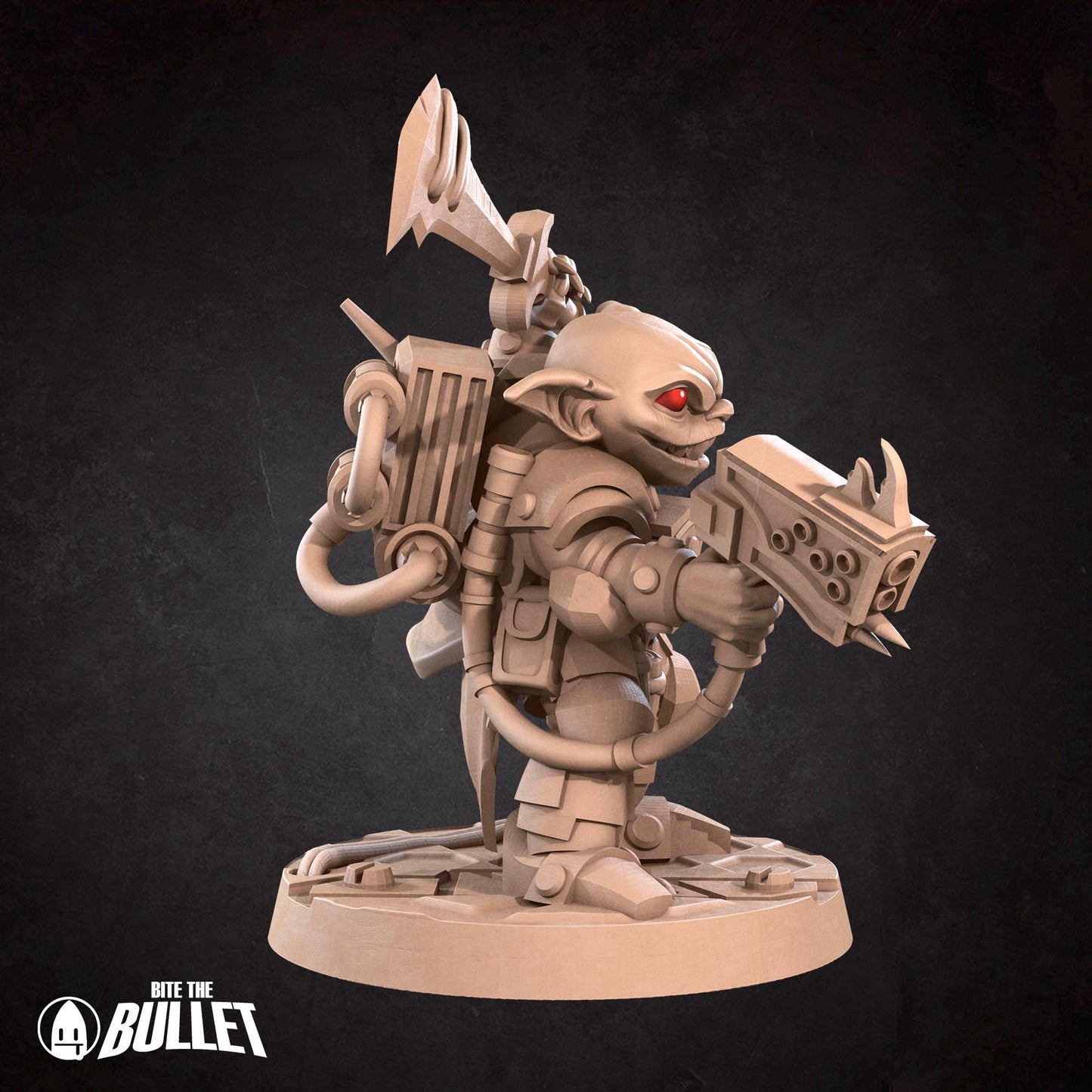 Goblin Soldier, Spacer | Tabletop Gaming Scale Resin Miniature | Bite the Bullet | Bullet Galaxy