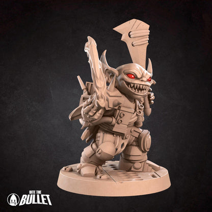 Goblin Witchwarper, Spacer | Tabletop Gaming Scale Resin Miniature | Bite the Bullet | Bullet Galaxy
