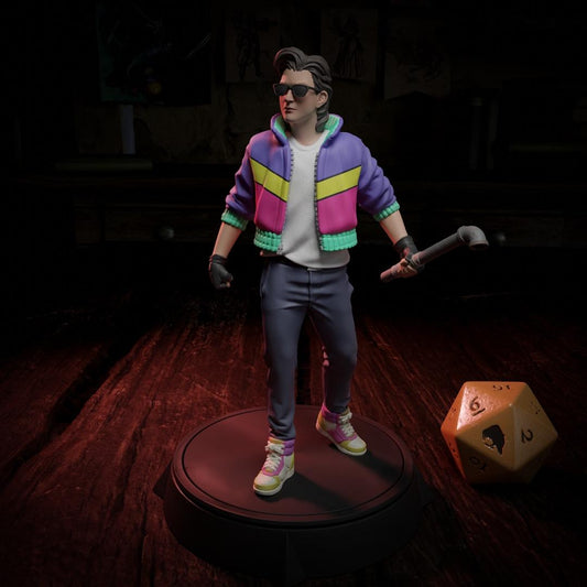 Kyle McFly, 1980s Cool Guy | Tabletop or Display Scale | TTRPG D&D Miniature | Cripta Studios