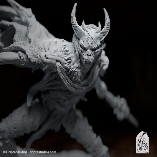 Lohkbach The Conjurer | Tabletop or Display Scale | TTRPG D&D Miniature | Cripta Studios
