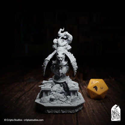 Caligo the Cat, Tressym | Tabletop or Display Scale | TTRPG Miniature | Cripta Studios