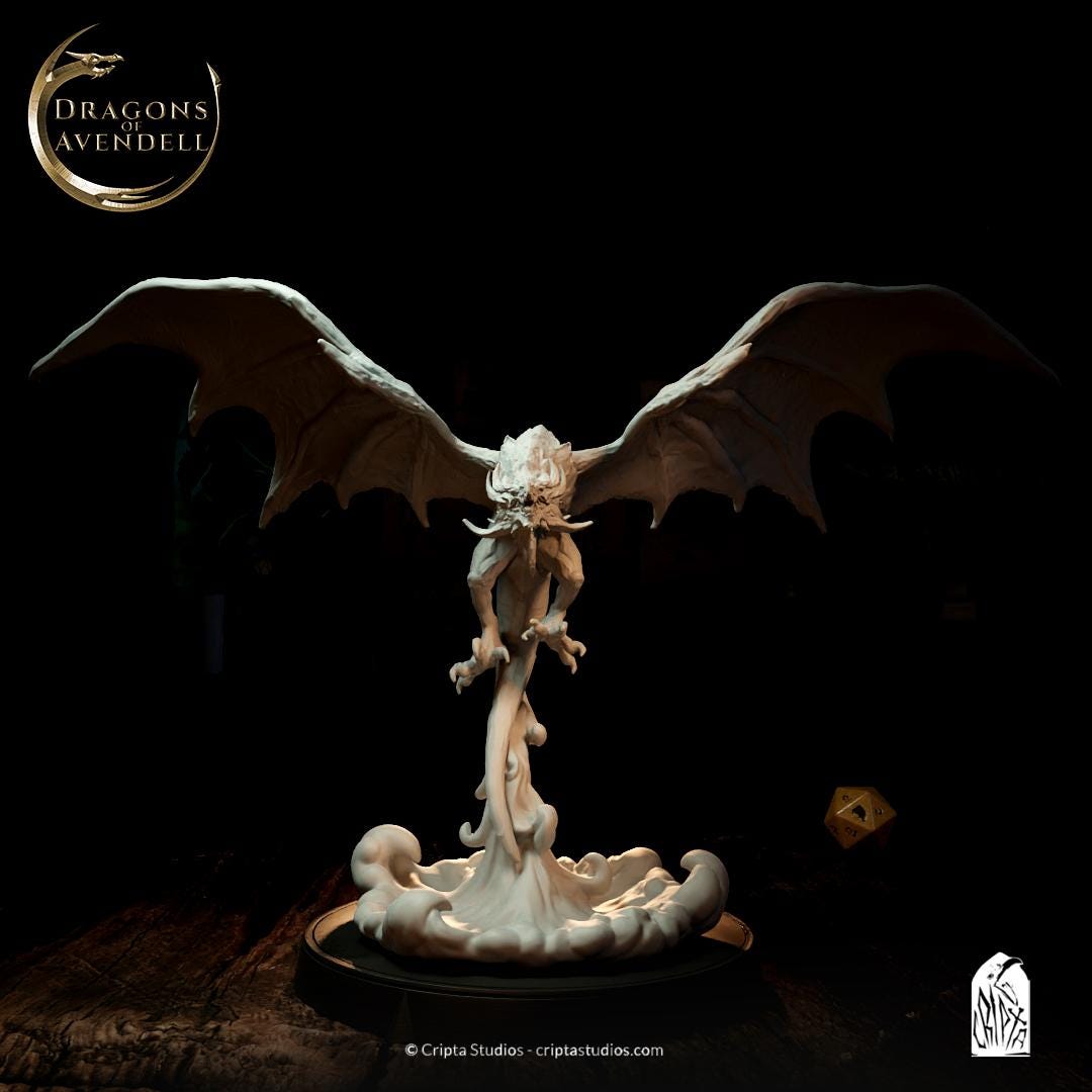 Elder Dragon, Wyvern Drake | TABLETOP SCALE | TTRPG Miniature | Cripta Studios