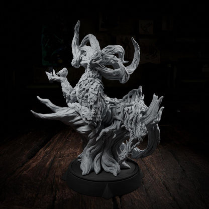 The Old Wisdom, Dryad Fey Creature | Tabletop or Display Scale | TTRPG D&D Miniature | Cripta Studios