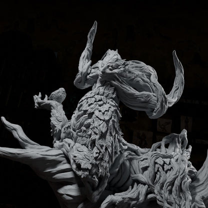 The Old Wisdom, Dryad Fey Creature | Tabletop or Display Scale | TTRPG D&D Miniature | Cripta Studios