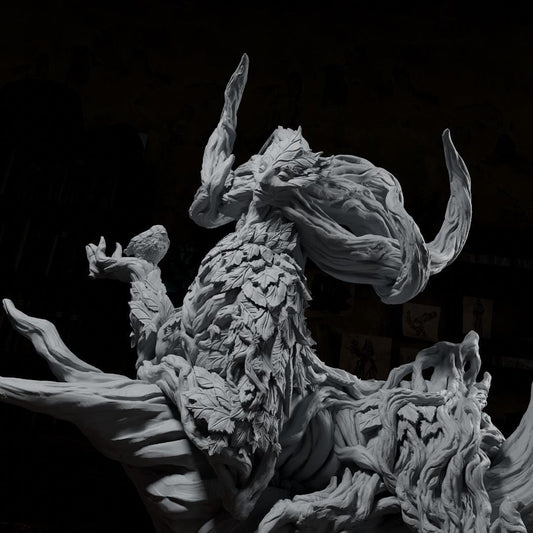 The Old Wisdom, Dryad Fey Creature | Tabletop or Display Scale | TTRPG D&D Miniature | Cripta Studios