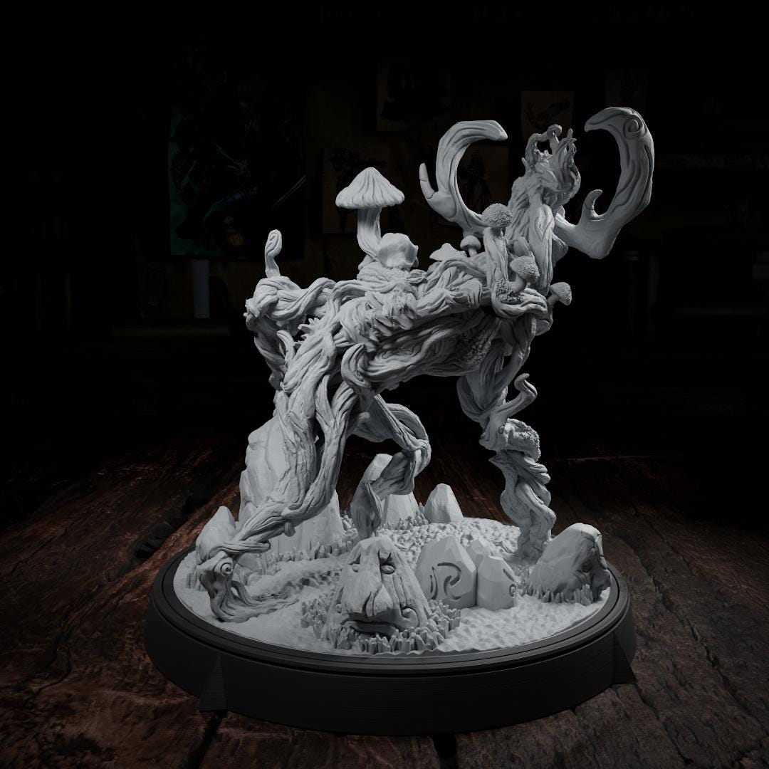 Forest Ecco | Tabletop or Display Scale | TTRPG D&D Miniature | Cripta Studios