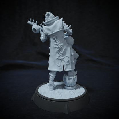 Uldon the Bard, Human Male | Tabletop or Display Scale | TTRPG D&D Miniature | Cripta Studios