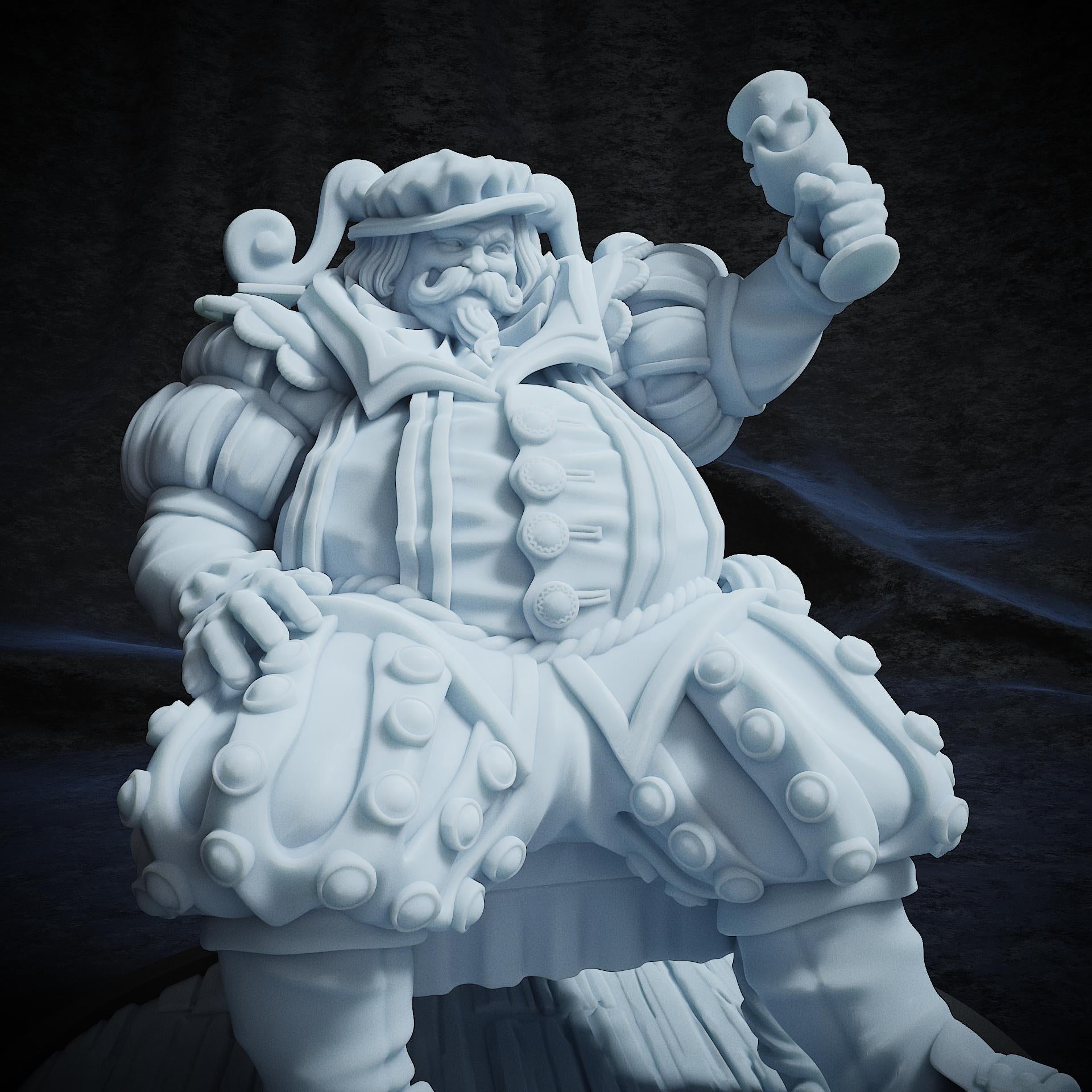 Baron of Ravenor, NPC Nobility | Tabletop or Display Scale | TTRPG D&D Miniature | Cripta Studios