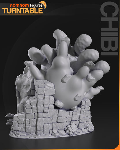 Chibi Beholder | Resin Garage Kit Figure D&D Game Fan Art | Nomnom Figures