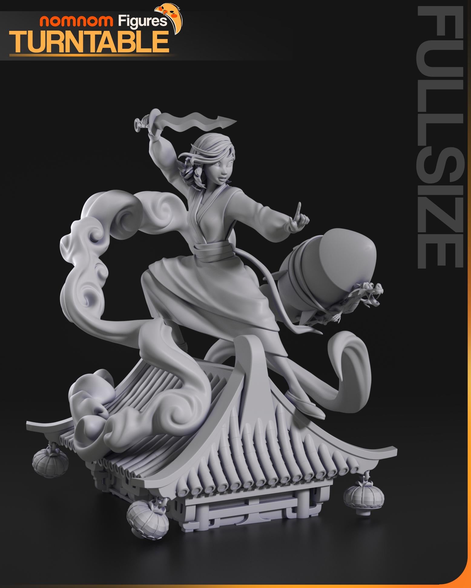 Protector of China | Resin Garage Kit Figure Movie Fan Art | Nomnom Figures