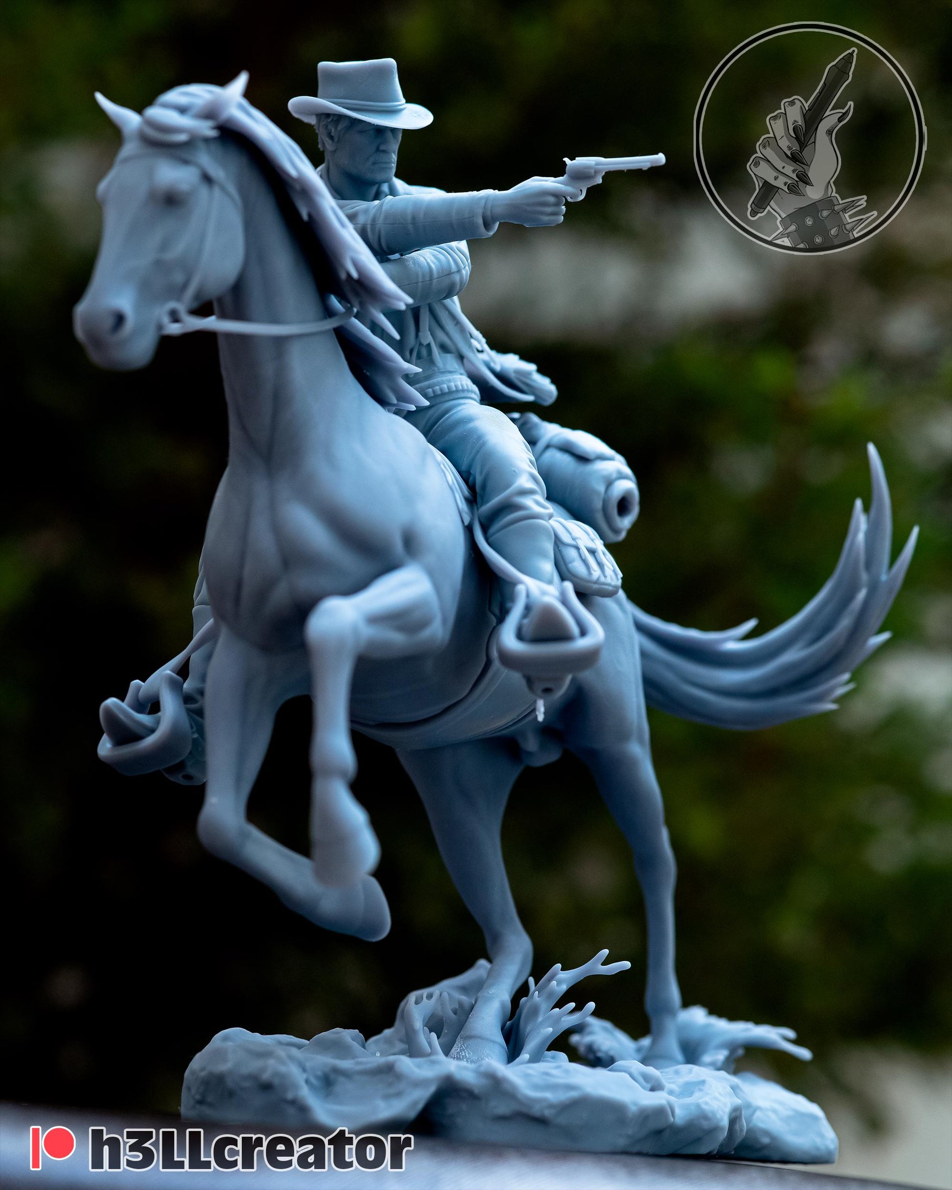 1:12 Good Bad Man | Resin Garage Kit Figure Game Fan Art | h3LL creator