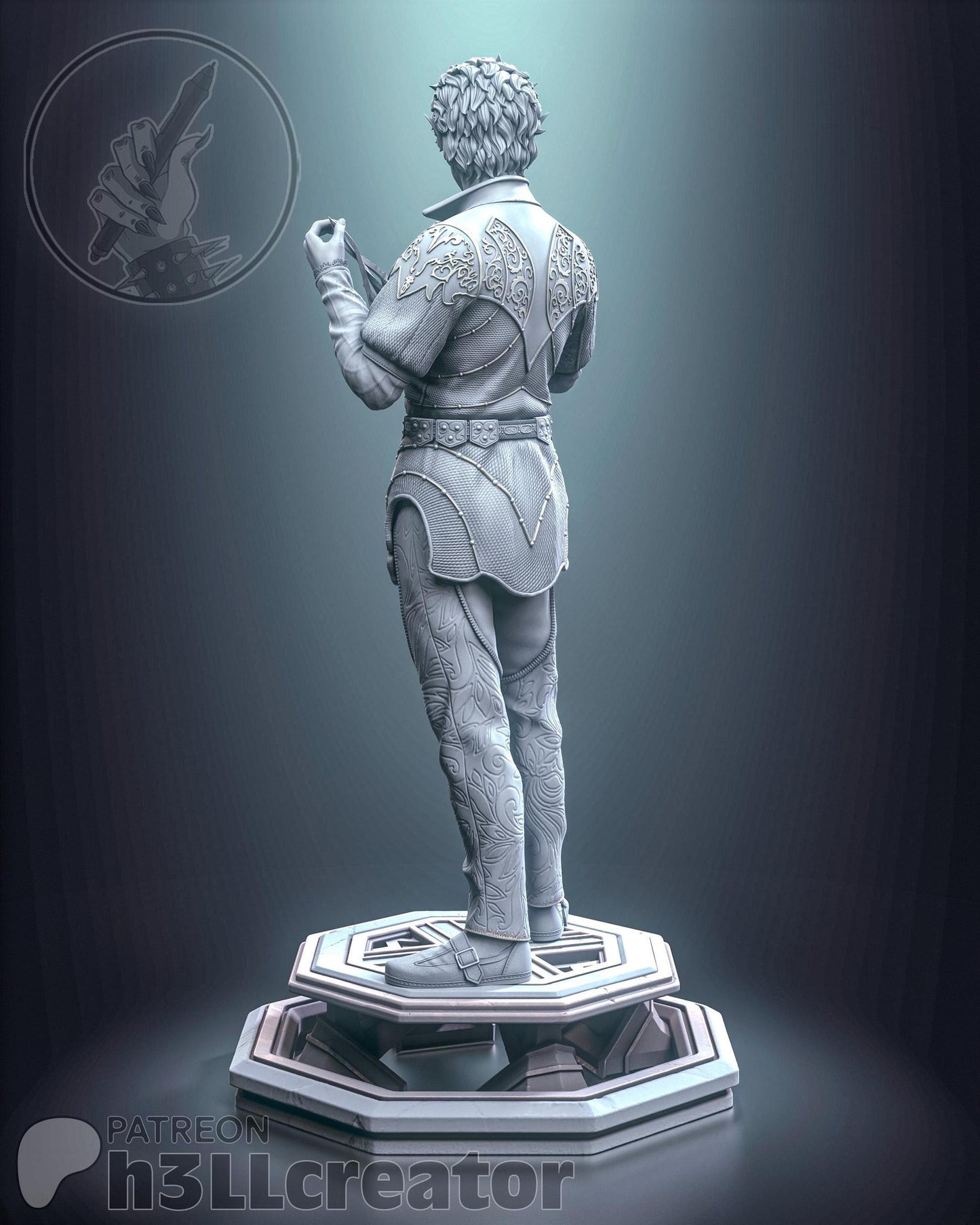 1:12 Sassy Vamp | Resin Garage Kit Figure Game D&D Fan Art | h3LL creator