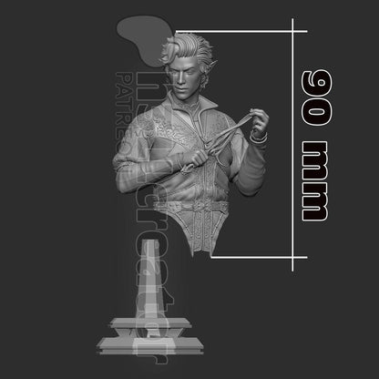 1:12 Sassy Vamp | Resin Garage Kit Figure Game D&D Fan Art | h3LL creator