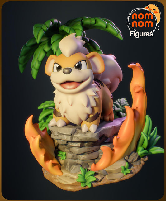 Fiery Pupper | Resin Garage Kit Figure Anime Game Fan Art | Nomnom Figures